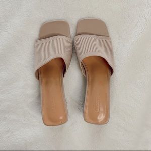 SHEIN chunky heeled sandals